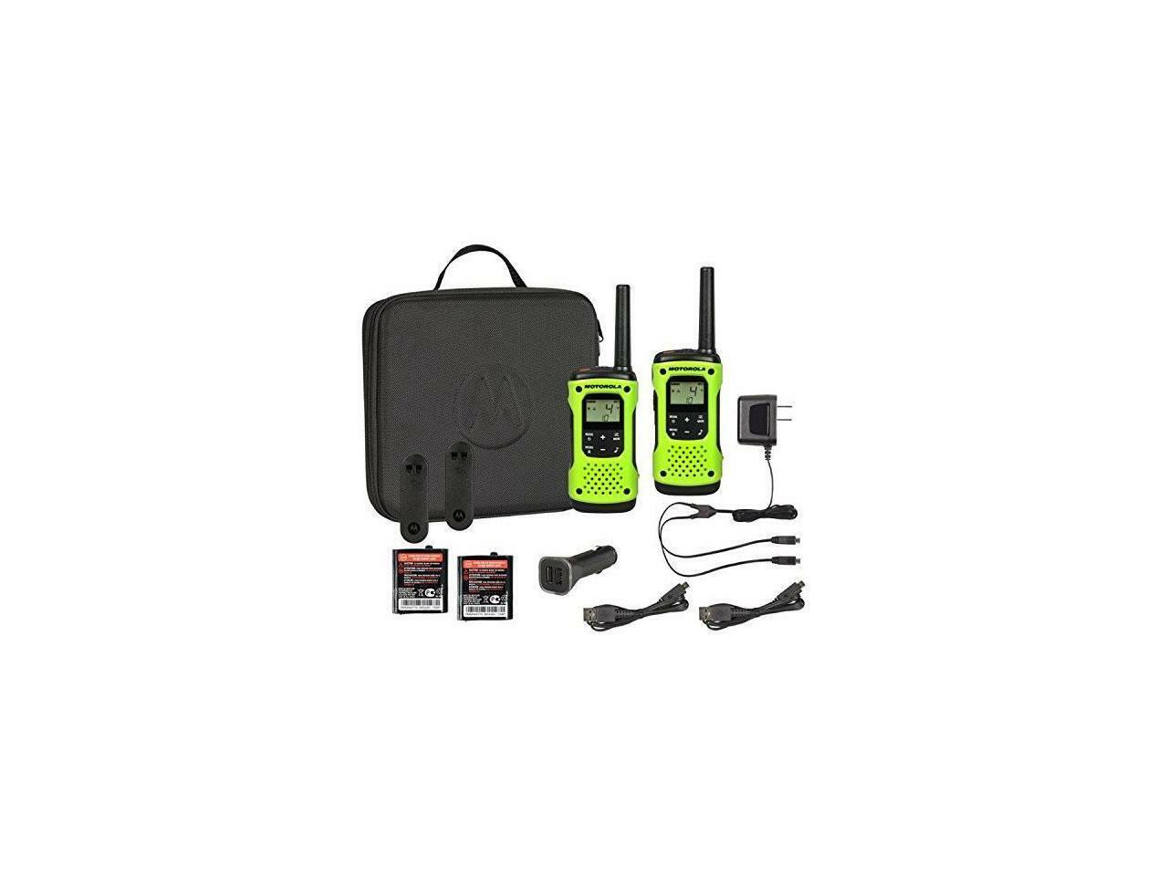 Motorola T605 2-Way Radio with Carry Case and Charger for sale 
