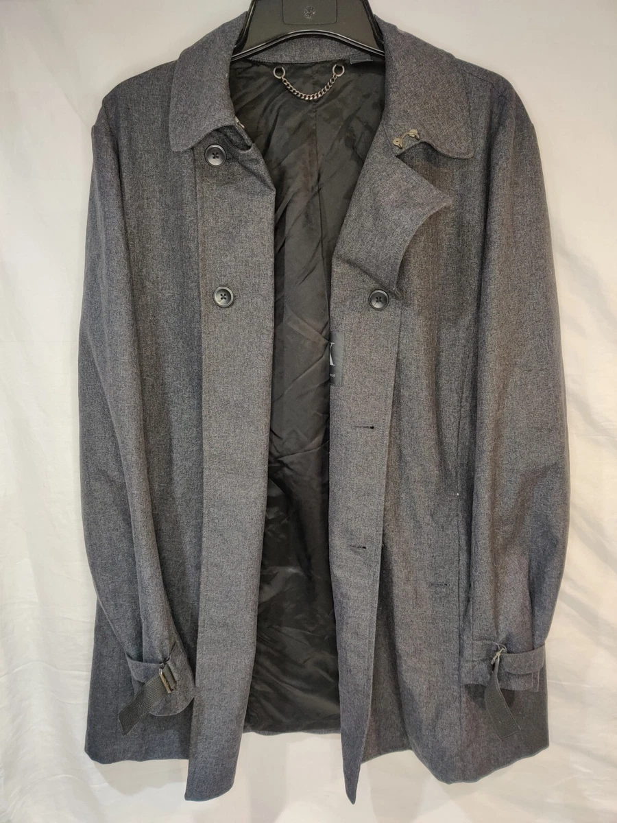 Armani exchange trench coat mens deals