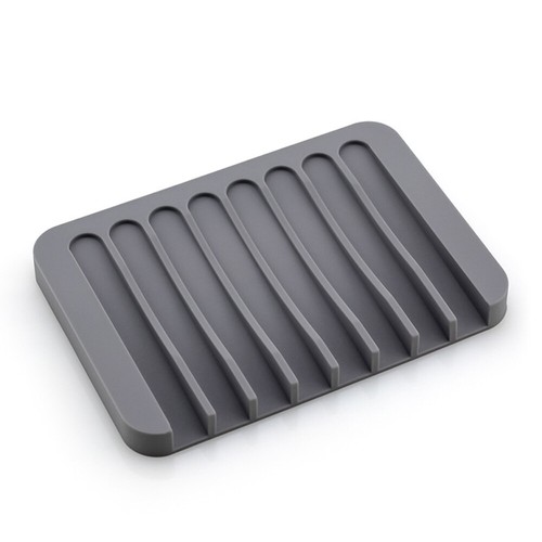 Silicone Soap Saver Dish Drain Holder Mat Tray Drainage Bathroom Kitchen ≌ - Bild 16 von 35