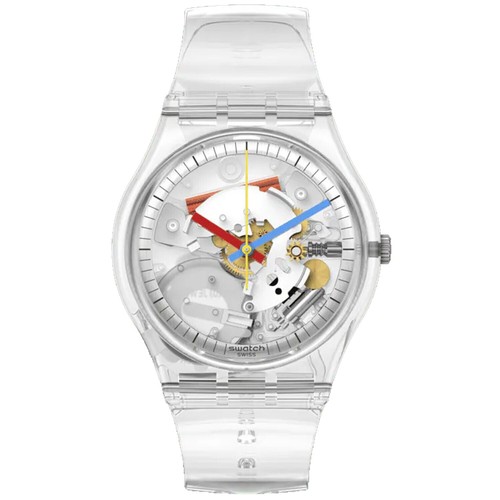 Swatch Green Queen PWK188 Quartz Watch Resin Case White Dial  display picture 2