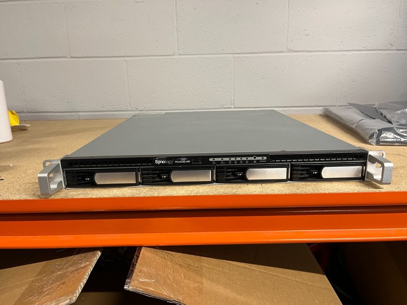 RS408-RP Synology 4 Bay NAS Working PSU's NAS Untested