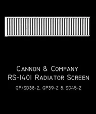 Cannon & Company RS-1401 Radiator Screen Late GP Detail Part | $5 Offer