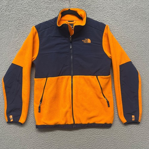 The North Face Denali Jacket Youth XL (18/20) Orange Fleece Outdoors Hiking