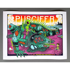 REAL PUSCIFER Poster Tampa FL 2025 Jim Mazza AE x/50 Signed Sessanta 18x24 Mint