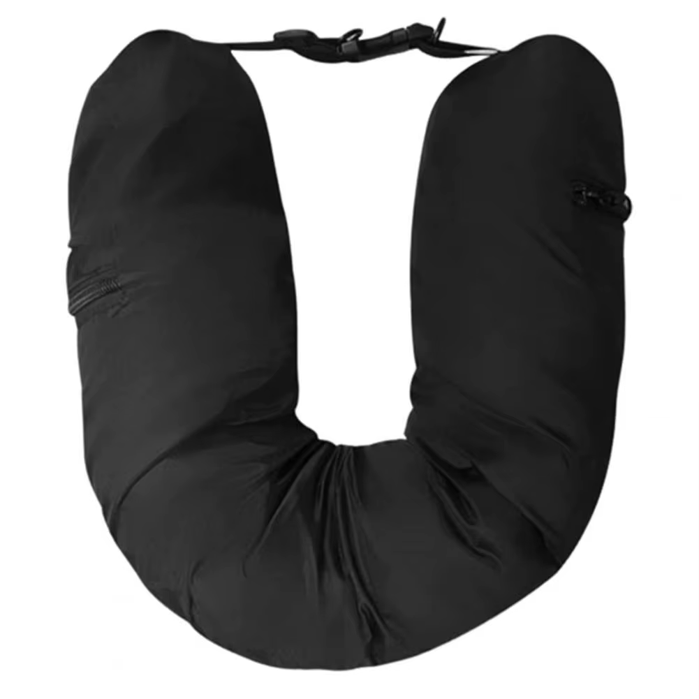 Self-Filling Portable Travel Neck Pillow for Comfortable Journeys-image