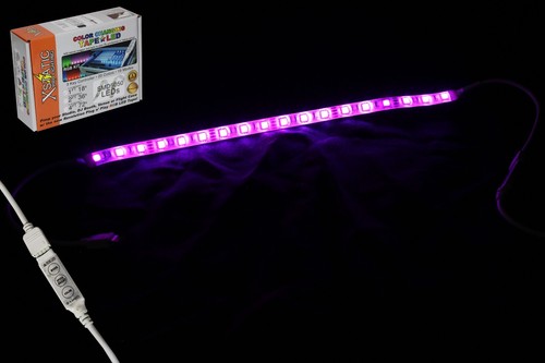 Kit 4 Strisce Nastro 4X, X-Static 12" Pollici Effetto LED Rosso,Blu,Verde - Foto 17 di 24