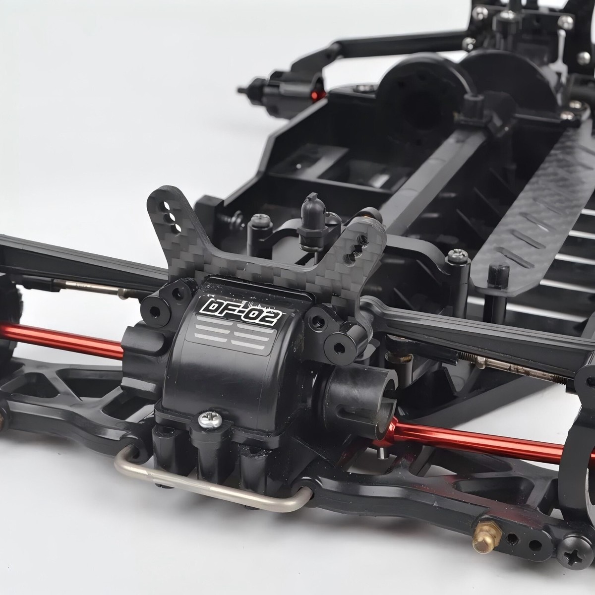 DF02 Carbon Fiber Front Shock Tower for Tamiya DF-02 Off