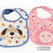 Set Of 2 Feeding Bibs, NWOT