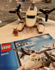 LEGO (60015) CITY: CG Plane and Fishing Boat. All Pieces/MiniFigures, No Box.