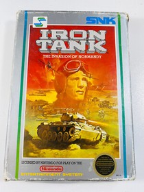 IRON TANK -- NES Nintendo Game Original BOX Complete CIB Instructions Manual