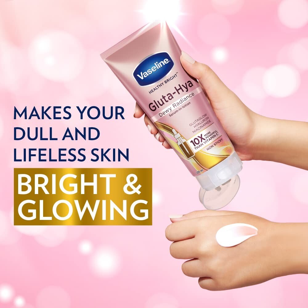 Vaseline GLUTA-HYA DEWY RADIANCE 2本セット Vaseline Gluta-Hya Dewy Radiance, Serum-In-Lotion Boosted