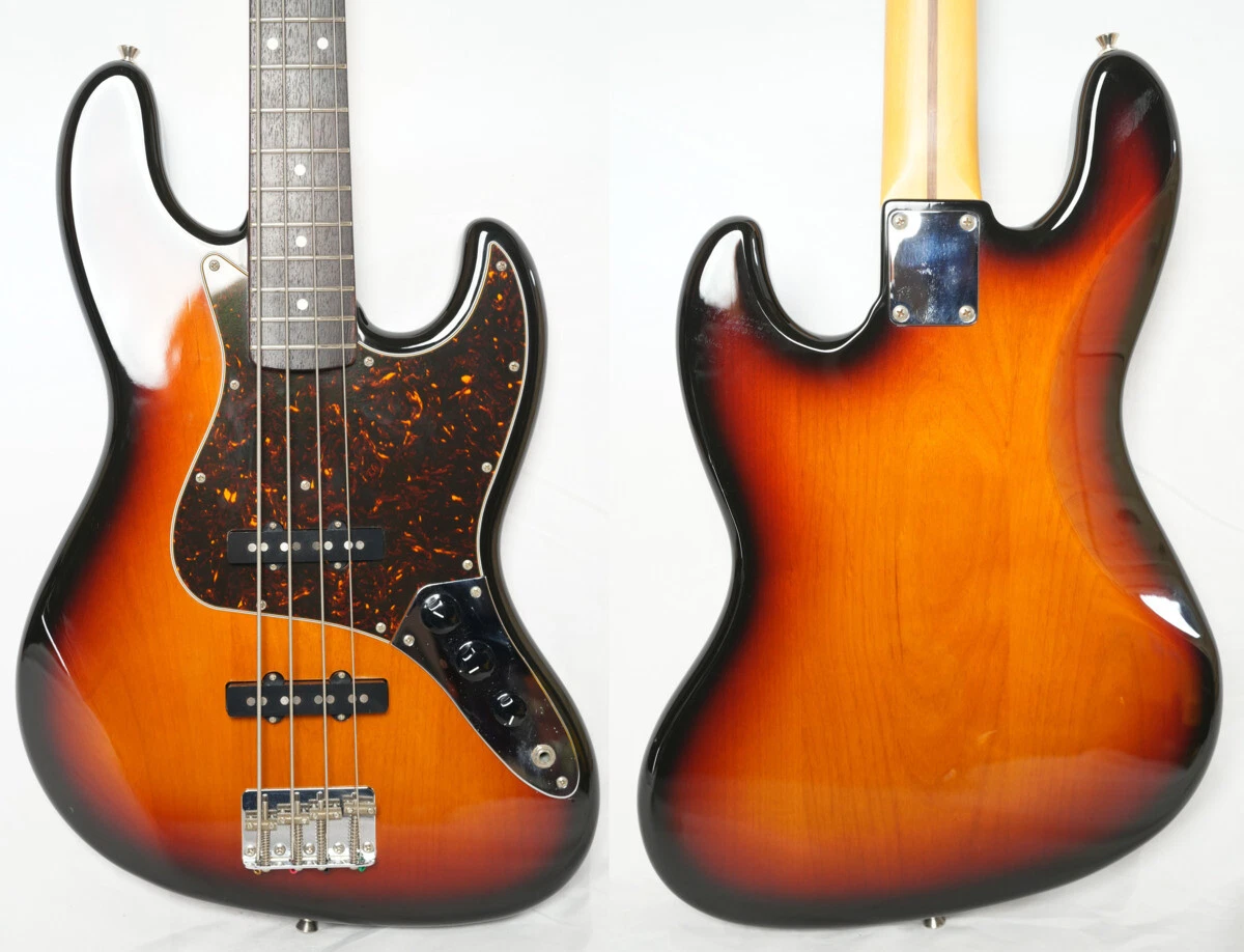 ベース CoolZ ZJB-10R 3-Tone Sunburst Jazz Bass Fender Made in Japan Junior Collection Jazz Bass 3-Color