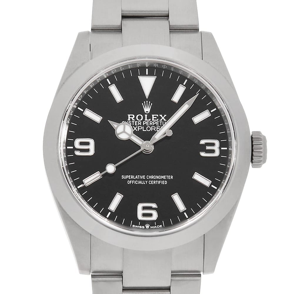 ROLEX Explorer 40 224270 black Random Number second hand mens