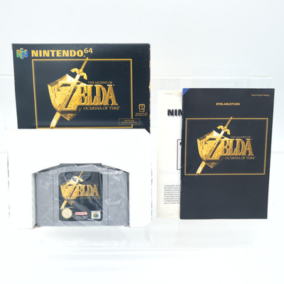 The Legend of Zelda Ocarina of Time N64 OVP CIB Deutsch Komplett Nintendo Spiel