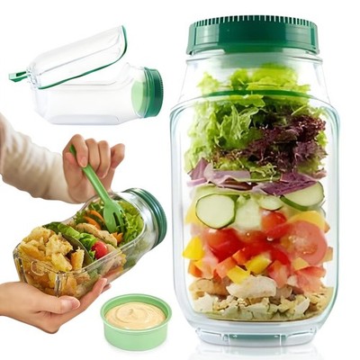 Salad Pod Jar with Side Opening