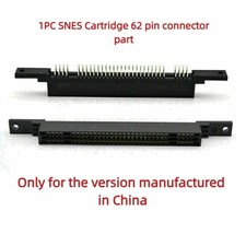 Super Replacement SNES Cartridge 62 Pin Connector Part Slot Cartridge Quickly