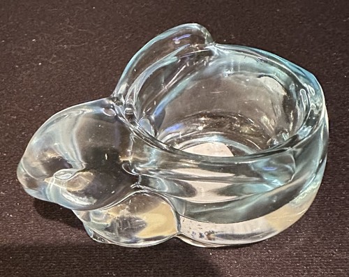 Set of 2 Glass Robbie Tealight Candle Holders - Picture 4 of 10