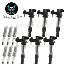 6pcs Ignition Coil and Spark Plug For 2004-2006 Buick Rendezvous 3.6L V6
