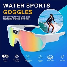 Baseball Glasses with Camera,4K POV Sports Smart Camera Sunglasses Record Video 