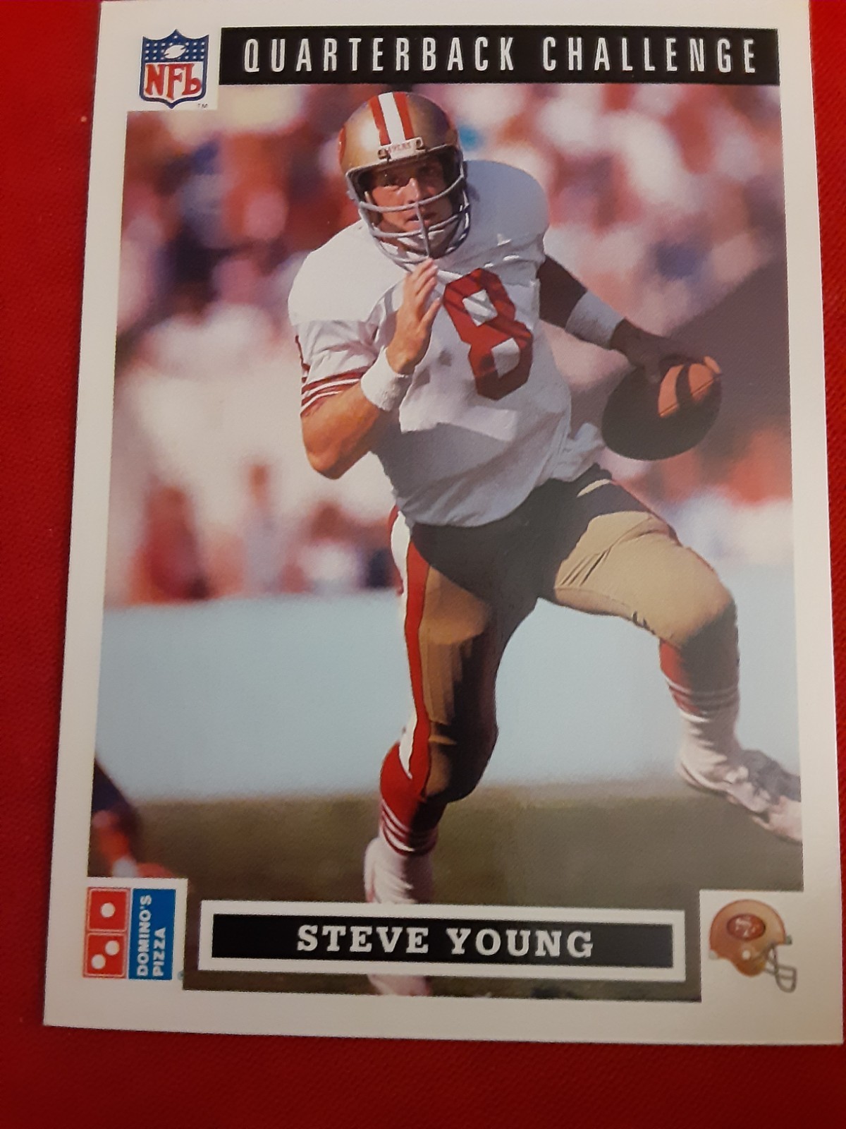1991 Upper Deck Domino's Pizza Quarterback Challenge - Steve Young #26