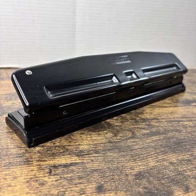 Vintage PUNCHODEX by Rolodex, Model P-49 Multi Hole PAPER PUNCH