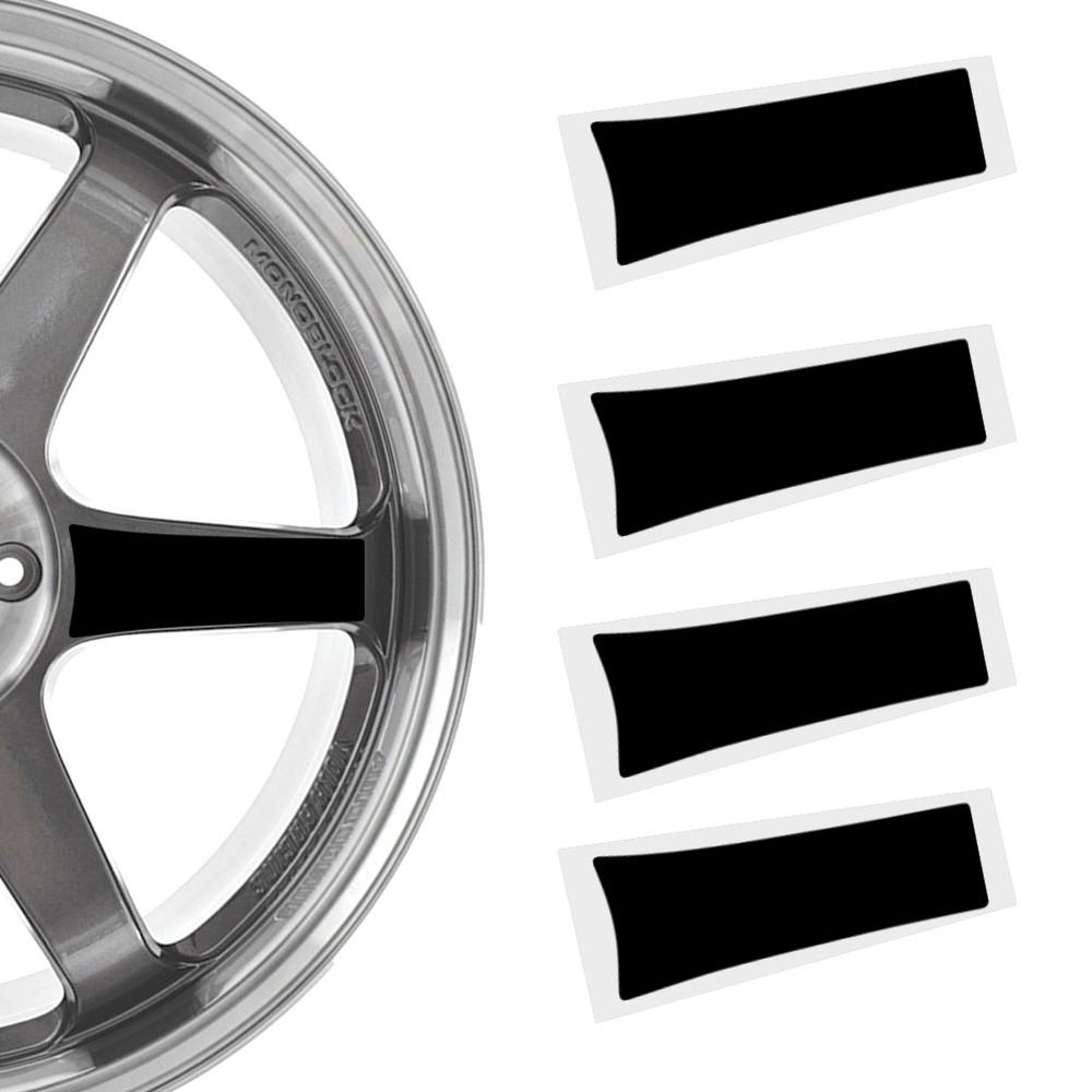 Solid TE37SL Decal Set Vinyl Spoke Sticker For VolkRacing Rim Wheel 17/ ...