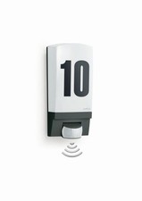 Steinel Außenleuchte L 1 S Schwarz mit Sensor schwenkbar 10 m  Außenleuchte mit