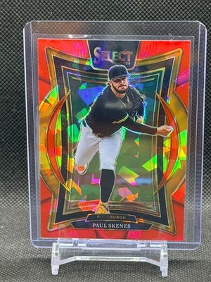 Paul Skenes 2025 Select -  Concourse - Red Ice Prizms #183/299 - #28 Pirates
