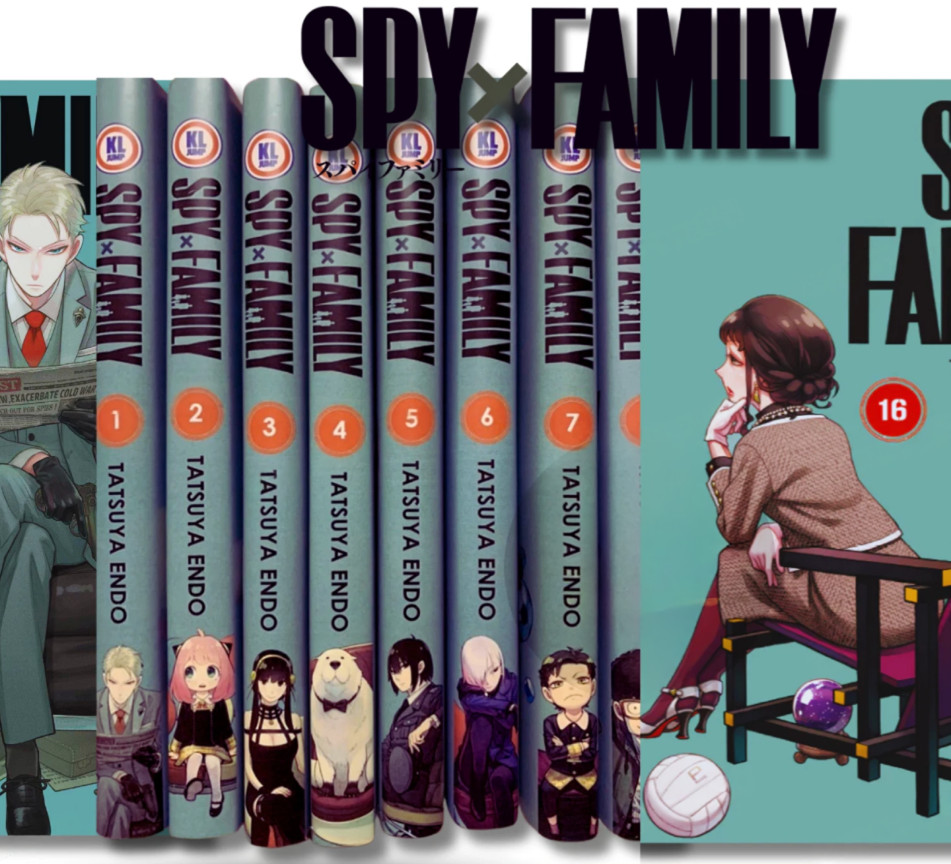 Spy X Family Manga Volumen 1-16 Juego Completo de Cómics Inglés Nuevo ENVÍO GRATUITO