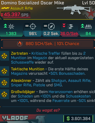 (PC,Xbox,PS) Borderlands 4 - Modded Domino Socialized Oscar Mike 45K DPS
