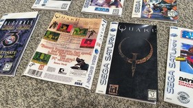Sega Saturn "Custom-Made" Manuals Lot of 6