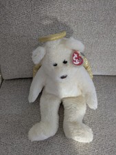 1999 Ty The Angel Bear Beanie Buddy - 9337