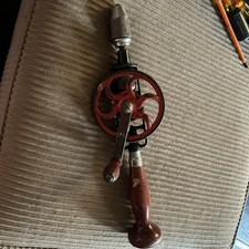 Hand Drill Eggbeater Professional 2 Speed W Clutch Millers Falls 980 1925-1942 Hand Drill Eggbeater Professional 2 Speed W Clutch Millers Falls 980 1925-1942