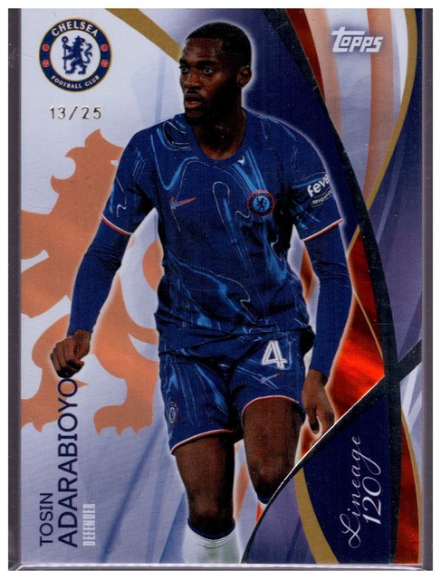Tosin Adarabioyo /25 2024-25 Topps Chelsea Lineage 120 Years Anniversary