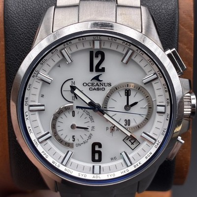 [Exzellent] Casio Oceanus OCW-T2000-7AJF Tough Solar Titanium White
