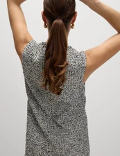 Marks & Spencer Womens Black Mini Shift Women Dress - M&S