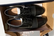 Brand New Men's Size 11 Chaps Daywear Black Lace Up Dress Shoes Trendy & Stylish