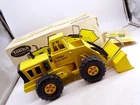 Vintage Mighty Tonka Loader Truck Construction Toy 3920 w/ Box Pressed Steel
