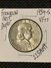 1954-S Franklin Half Dollar   VF++