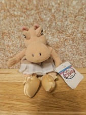 Vintage Disney Store Hippo Fantasia Plush Mini Bean Bag 8 Inch