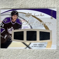2007/08upper Deck Sweet Shot Rookie Jersey Lauri Tukonen 553/599 LA Kings