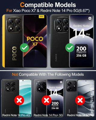 Case For Xiaomi Redmi Note 14 Pro 5G, Leather Wallet Flip RFID