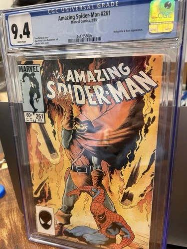 Amazing Spider-man #261 CGC 9.4 W Hobgoblin app Charles Vess cover 1985 Marvel