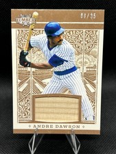 Andre Dawson 2025 Leaf Lumber Emerald Game Used BAT #8/35 Cubs