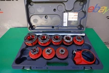 Ridgid 12-R Die Set Pipe Threader Treading Machine 1/8 to 2 inch Great Shape