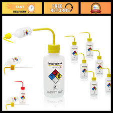 6PCS 500ml Squeeze Wash Bottles, Narrow Mouth, Self-Venting, LDPE Material