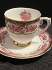 Vintage Demitasse Roslyn Buckingham Pattern Cup & Saucer Gold Trim Bone China — photo 6