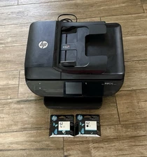 HP Envy 7640 All-In-One Wireless Inkjet Printer bundle OEM New HP 62 Cartridges