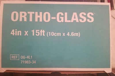 BSN Med ORTHO-GLASS Splint System OG-4L1 #71983-34 4 X 15 Ft Roll Expiry 06/2024