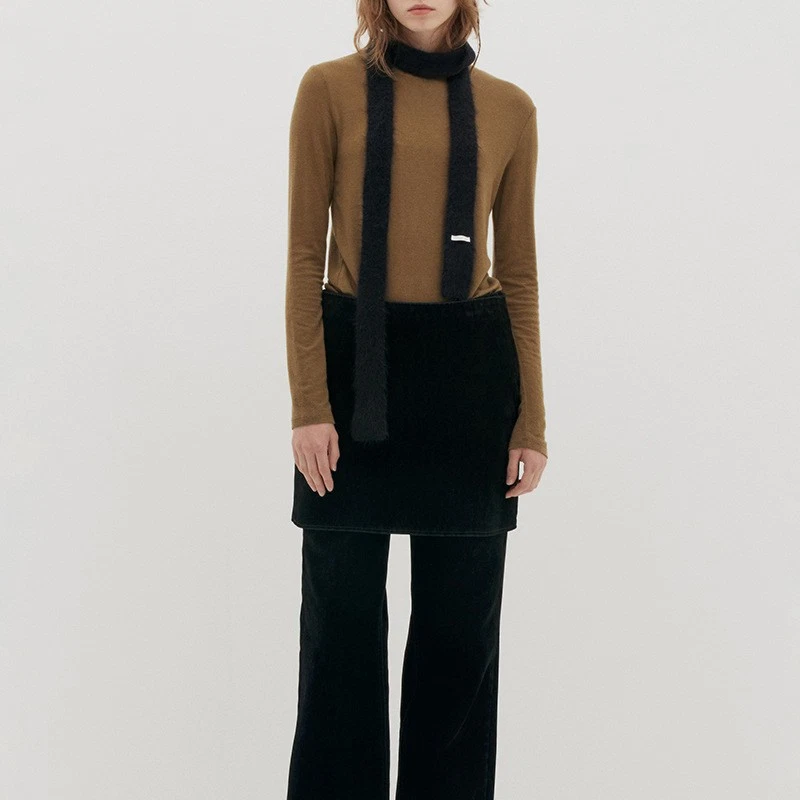 Para mujeres Informal Delgada Delgada Ftt Camisa Cuello Redondo Pullover Manga Larga Camiseta Prenda para el torso Foto 2 de 4